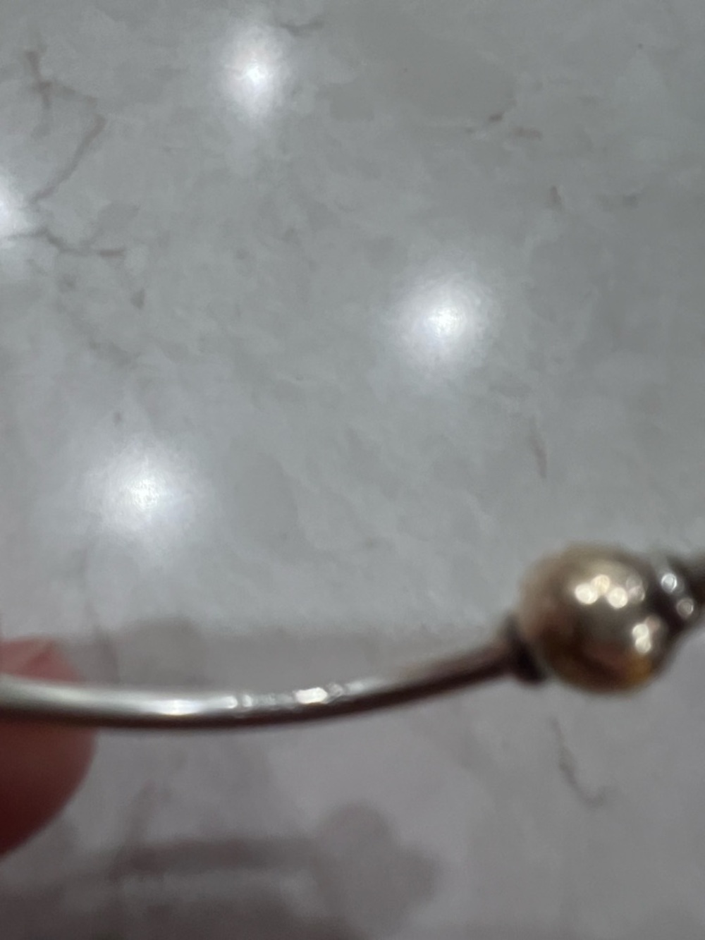Eden Hand Arts two tone silver and 14k fish bracelet - Picture 10 of 14